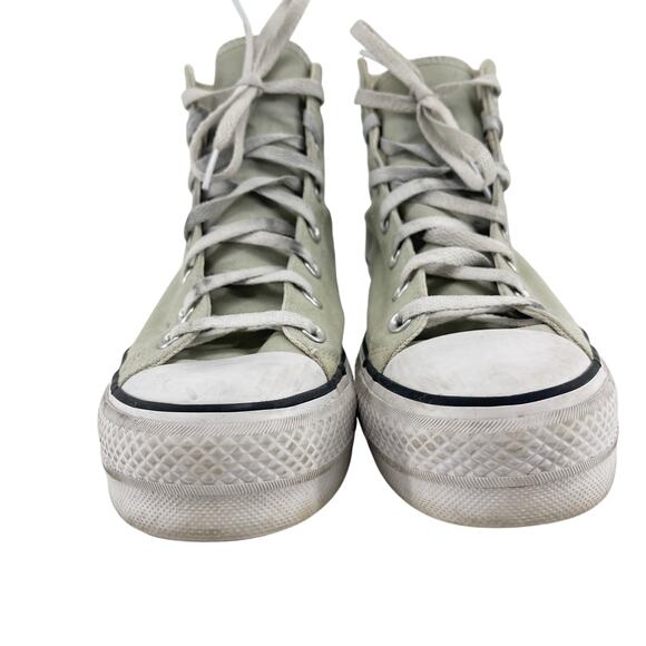 Converse Chuck Taylor All Star Lift Platform Sneakers Sage Green Women’s 10 - Picture 2 of 10